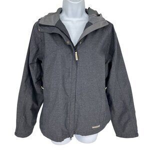 Merrell Women's Gray Waterproof Hooded Jacket